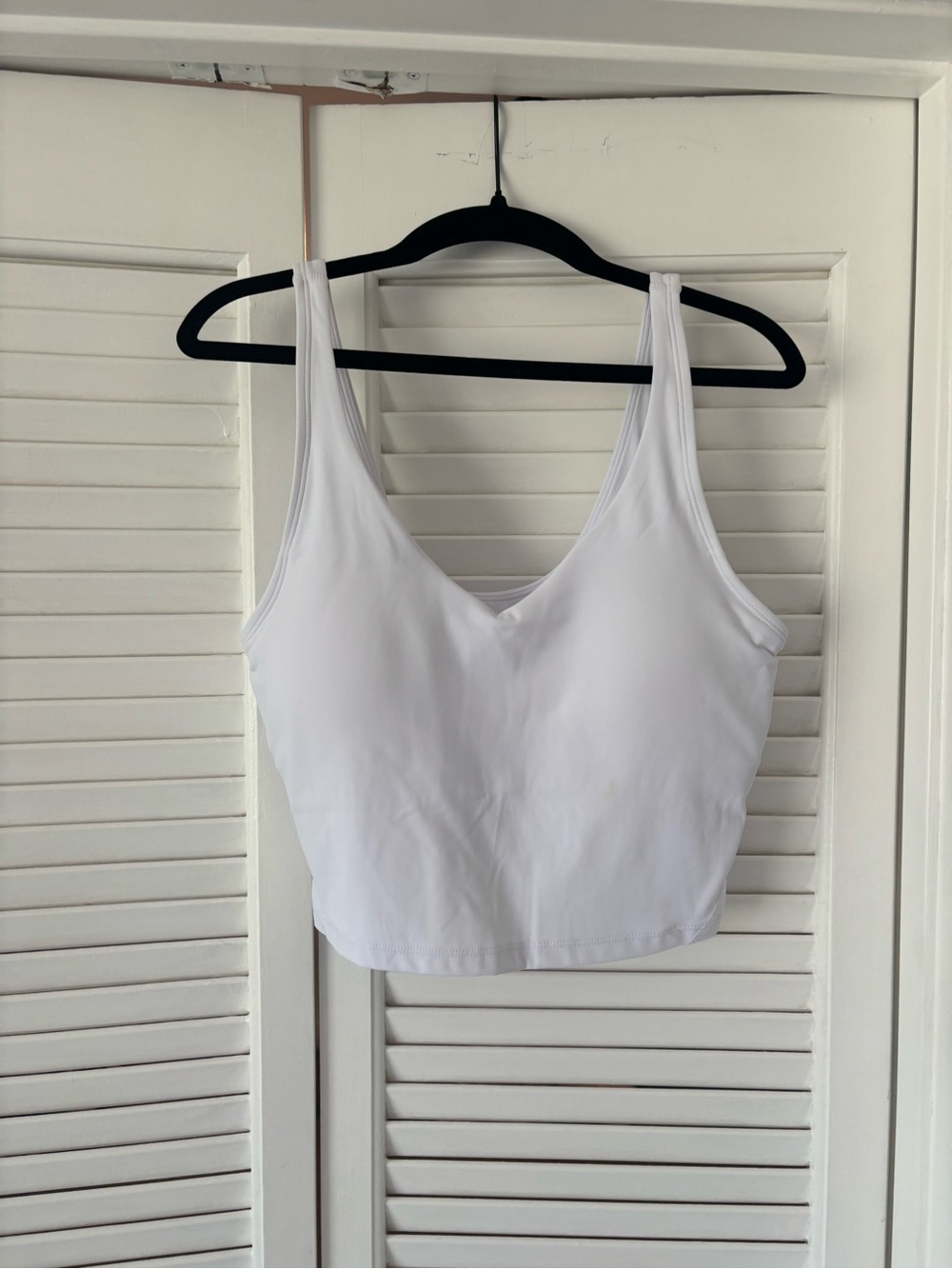 White Crop Tank Top - Classic Women's Top